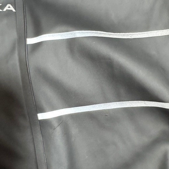 ELKA Kids Rain Suit Set Jacket Pants Black Reflective Size 116 6Y Waterproof - Picture 14 of 16